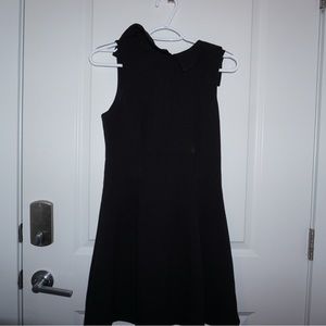 Black dress with collar